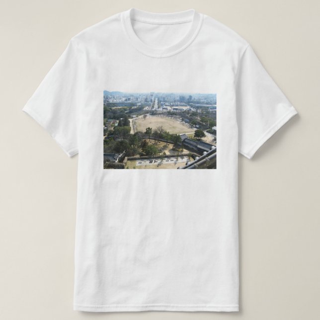 Camiseta Himeji, Japão (View from atop castle) (Frente do Design)