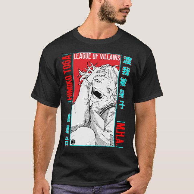 Camiseta Himiko Toga M.H.A. T-Shirt clássico (Frente)