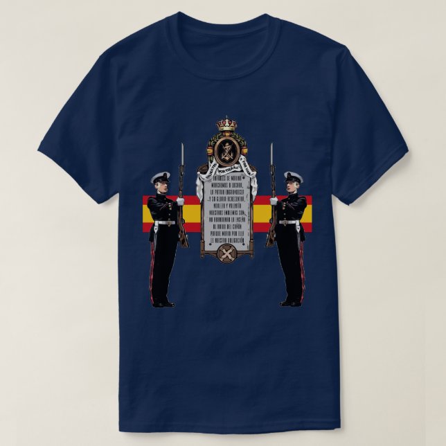 CAMISETA HIMNO INFANTERÍA DE MARINA (Frente do Design)