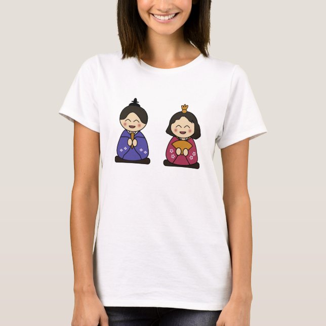 Camiseta Hina Ningyo Hinamatsuri (Frente)