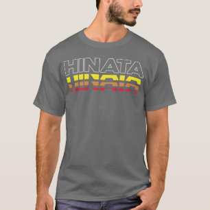 Camiseta Hinata Primeiro Nome Engraçado Vintage Pôr do Sol