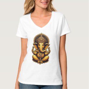 Camiseta Hindu Deus Ganesh / Ganesha Damas T-Shirt