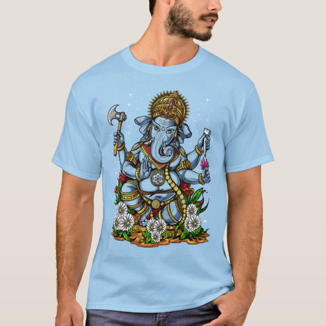 Camiseta Hindu Deus Ganesha (Frente)