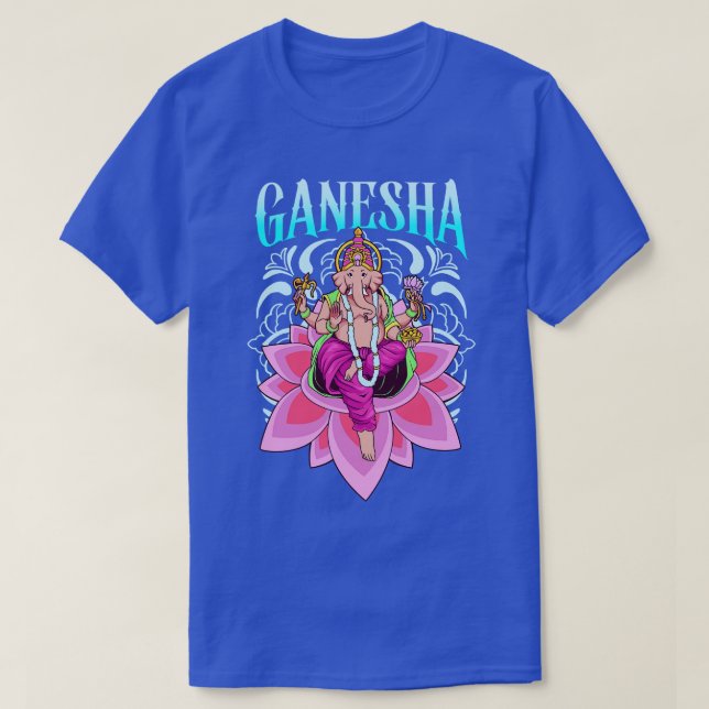 Camiseta Hindu Deus Ganesha (Frente do Design)