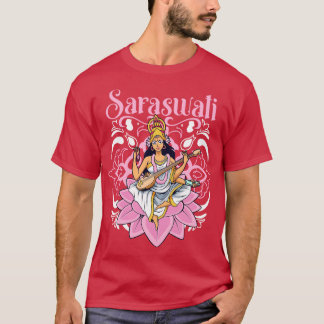 Camiseta Hindu Deus Saraswati