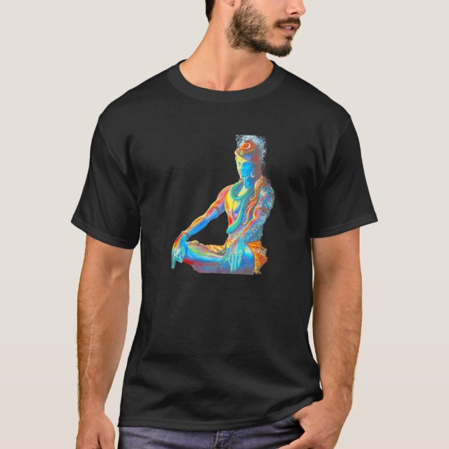Camiseta Hindu God Shiva, Mahadev, Shiv, Shankar, Adiyogi,  (Frente)
