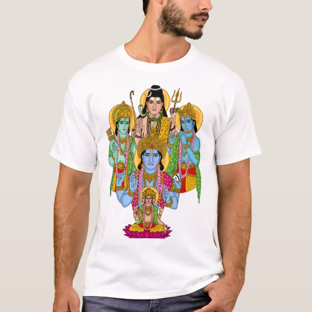Camiseta Hindu Gods T-Shirt (Frente)