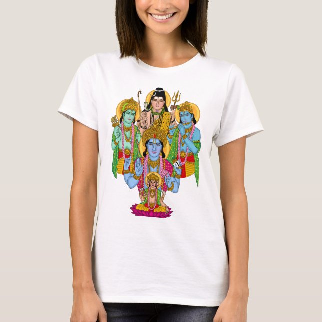 Camiseta Hindu Gods T-Shirt (Frente)