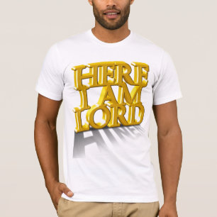 Camiseta Hineni - aqui eu sou senhor