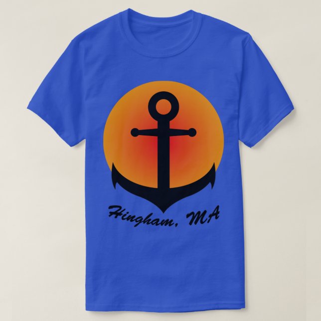 Camiseta Hingham Massachusetts (Frente do Design)
