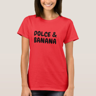 Camiseta hip come banana dolce banana banana grana design