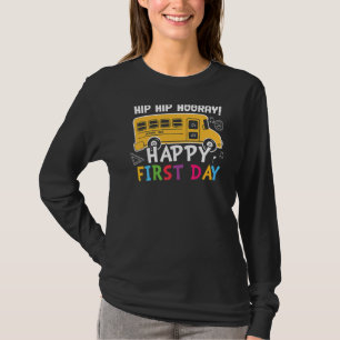 Camiseta Hip Hip Hooray Feliz 1º Dia Grau 5