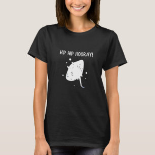 Camiseta Hip Hip Hooray Sea Manta Ray Pun