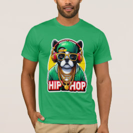 CAMISETA HIP HOP BOSTON TERRIER VERDE 6