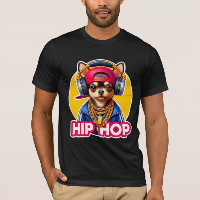 CAMISETA HIP HOP CHIHUAHUA 5 (Frente)