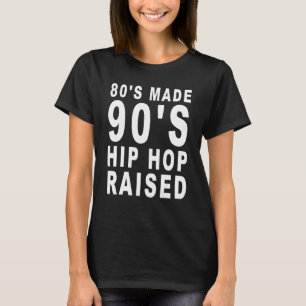 Camiseta Hip Hop criado de 90's com anos 80 3