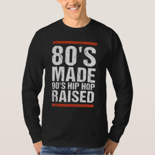 Camiseta Hip Hop criado de 90's com anos 80 5 alto