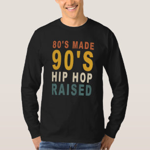 Camiseta Hip Hop criado de 90's com o anos 80 1