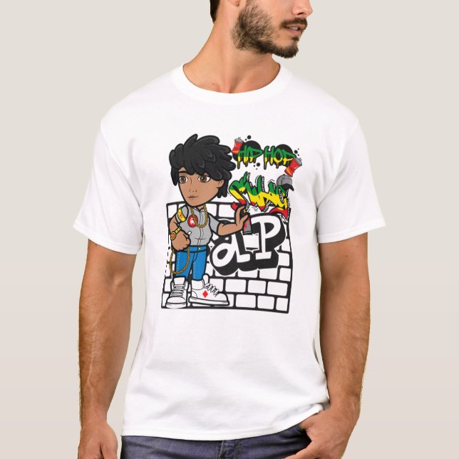 Camiseta Hip Hop Dancing Break Dance Primavera Summer Stree (Frente)