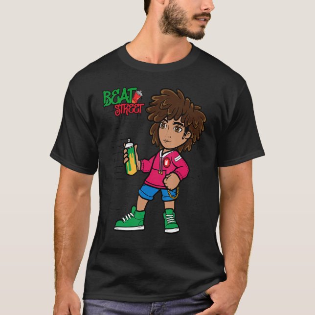 Camiseta Hip Hop Dancing Break Dance Primavera Summer Stree (Frente)