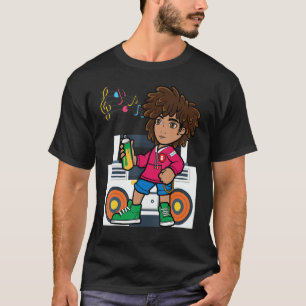 Camiseta Hip Hop Dancing Break Dance Primavera Summer Stree