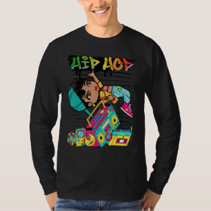 Camiseta Hip Hop Dancing Break Dance Primavera Summer Stree
