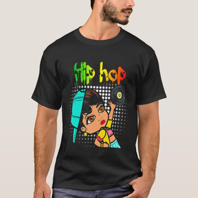 Camiseta Hip Hop Dancing Break Dance Primavera Summer Stree (Frente)