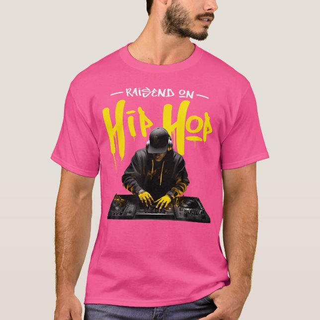 Camiseta Hip Hop Dj 50º Aniversário Gráfico (Frente)