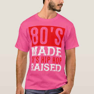 Camiseta Hip Hop Do anos 80 90 Aumentado