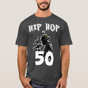 Camiseta Hip Hop é o Rapper MC do 50 50º aniversário