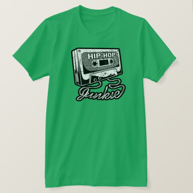 Camiseta Hip Hop Junkie Ouro Era Rap (Frente do Design)