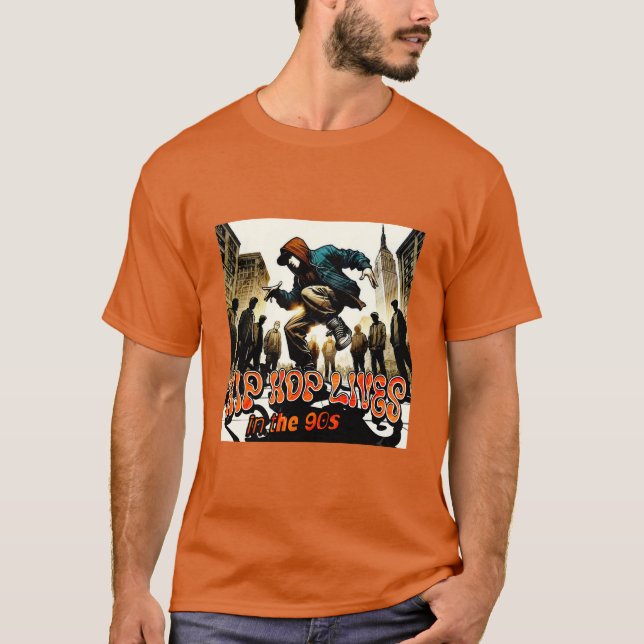 Camiseta Hip Hop Lives Rap (Frente)