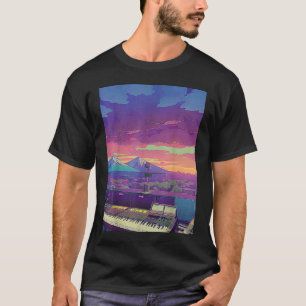 Camiseta Hip hop lo fi chillhop batidas relaxantes estética