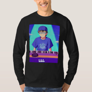 Camiseta Hip hop lo fi chillhop batidas relaxantes estética