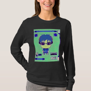 Camiseta Hip hop lo fi chillhop batidas relaxantes estética
