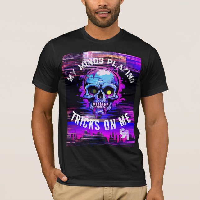 CAMISETA HIP HOP MINHA MENTE DOS 90 JOGANDO TRICKS DE GRÁFI (Frente)