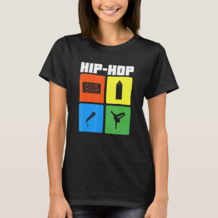 Camiseta Hip Hop Music Old Retro School Rap Dance Dj