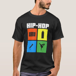 Camiseta Hip Hop Music Old Retro School Rap Dance Dj