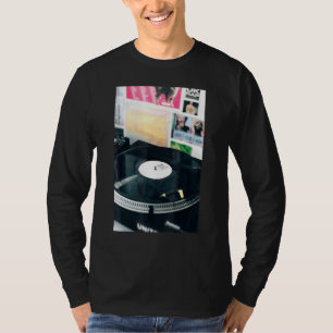 Camiseta Hip Hop Música DJ Vinyl Record