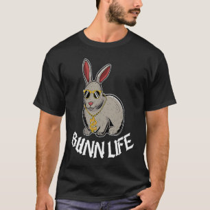 Camiseta Hip Hop Páscoa Bunnyas Gangster Rap Coelho Vida Ra