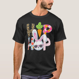 Camiseta Hip Hop Páscoa Mulheres Meninas Leopardo Imprimir