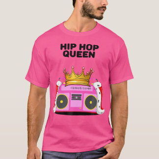 Camiseta Hip Hop Queen Girls Hip Hop Tshirt Womens Hip Ho