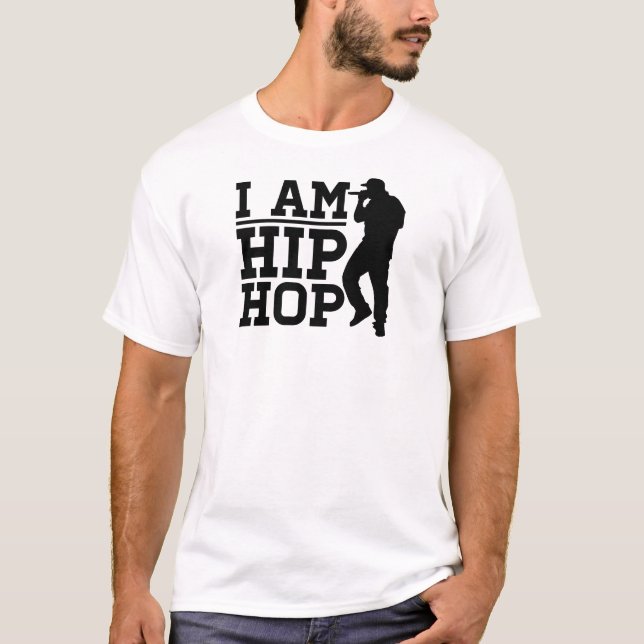 Camiseta hip hop / rapper / performer / vocalista  (Frente)
