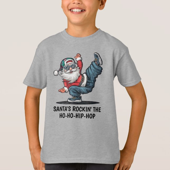 Camiseta Hip Hop Santa Claus (Frente)