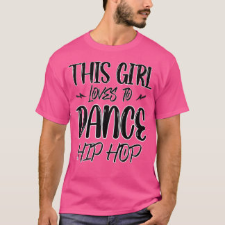 Camiseta Hip Hop Shirt Women Breating Girls Hiphop Danc