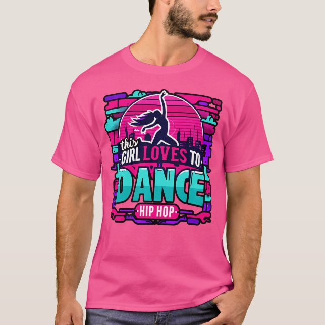 Camiseta Hip Hop Shirt Women Breating Girls Hiphop Danc (Frente)