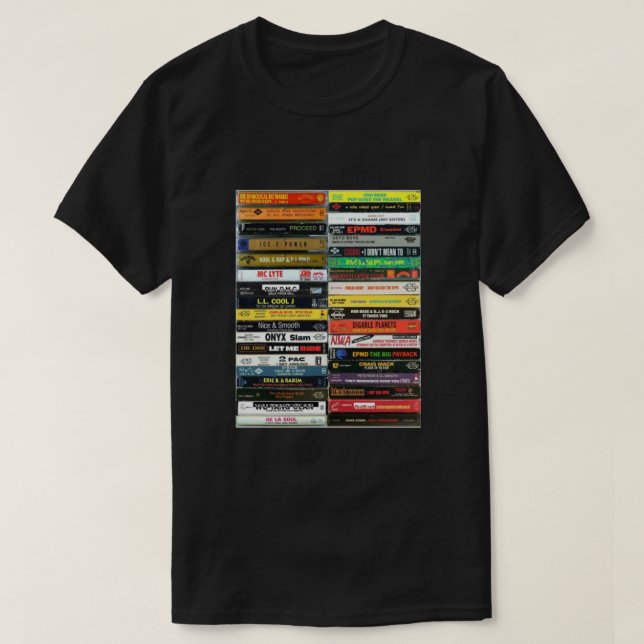 Camiseta Hip Hop Tapes 90s Hip Hop Tees Classic (Frente do Design)