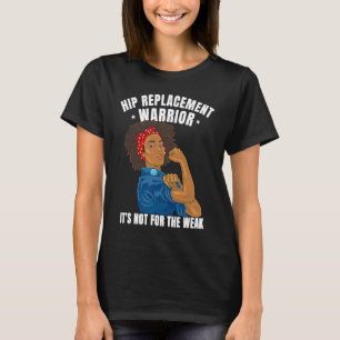 Camiseta Hip Replacement Warrior African American Women Bla
