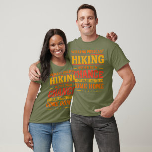 Camiseta Hiperligação de Previsão de Fim de Semana