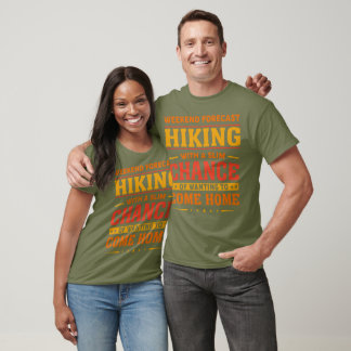 Camiseta Hiperligação de Previsão de Fim de Semana